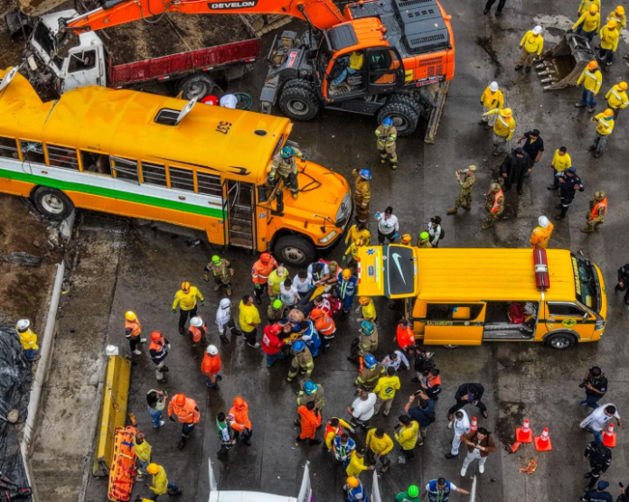 accidente los chorros