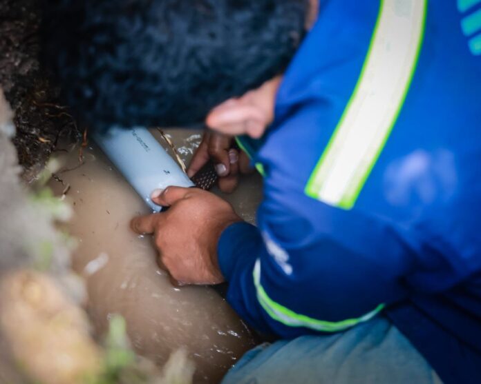 reparación de tubería